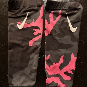Nike Black and Pink Camo Arm Sleeves